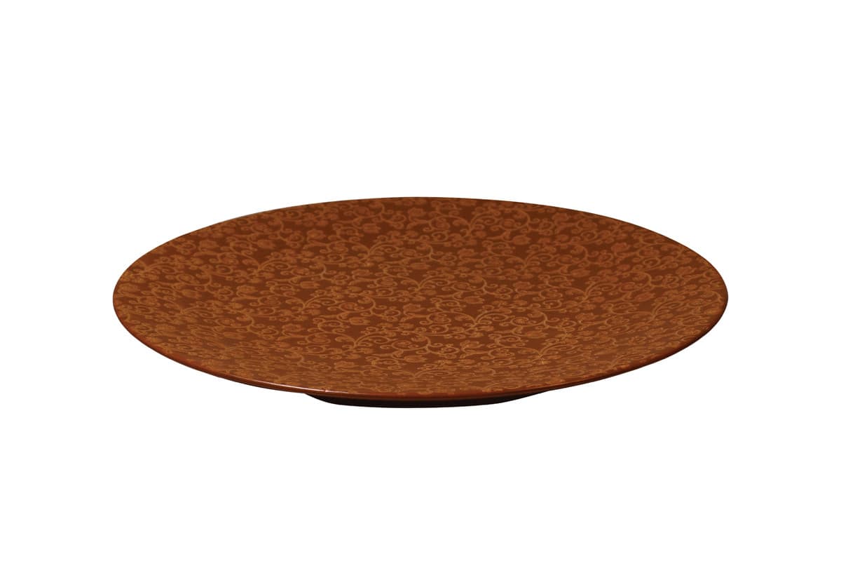 Barcelona tányér, barna, 27 cm