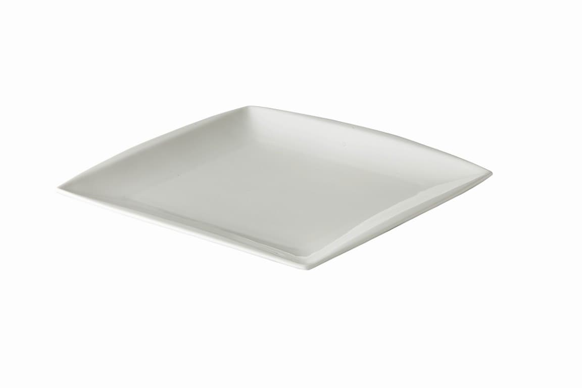 Q Fine China négyzetes tányér, 30,7 x 30,7 cm