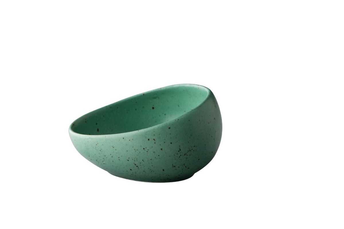 Tinto ferde tál S, matt zöld, 8,9 cm
