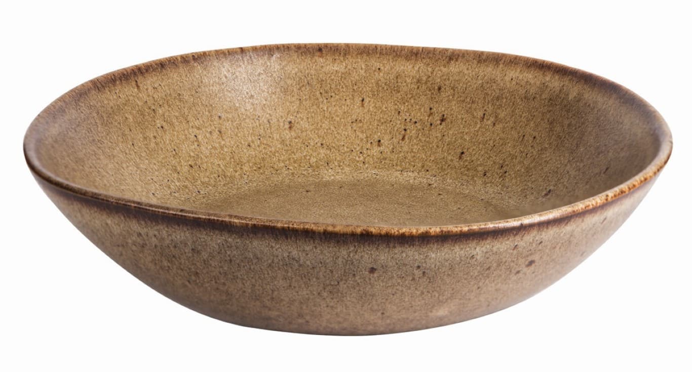 Stone Brown tésztás tál, 22 cm