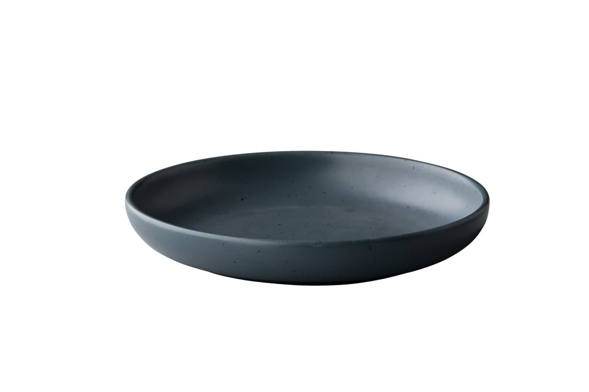 Tinto mély matt tányér, sötét szürke, 23,5 cm
