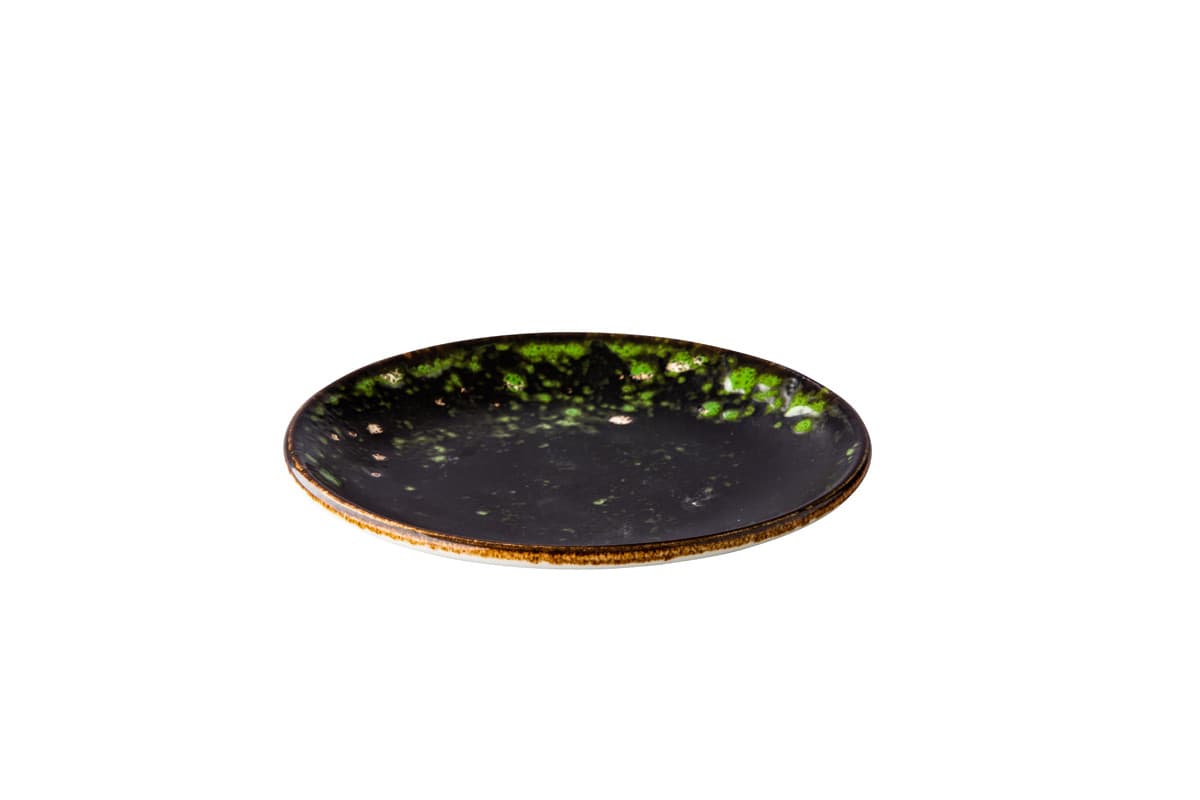 Amazon 'Jungle coupe tányér, zöld, 15 cm
