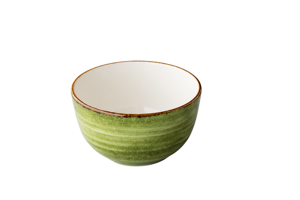 Jersey tál, zöld, 13 cm