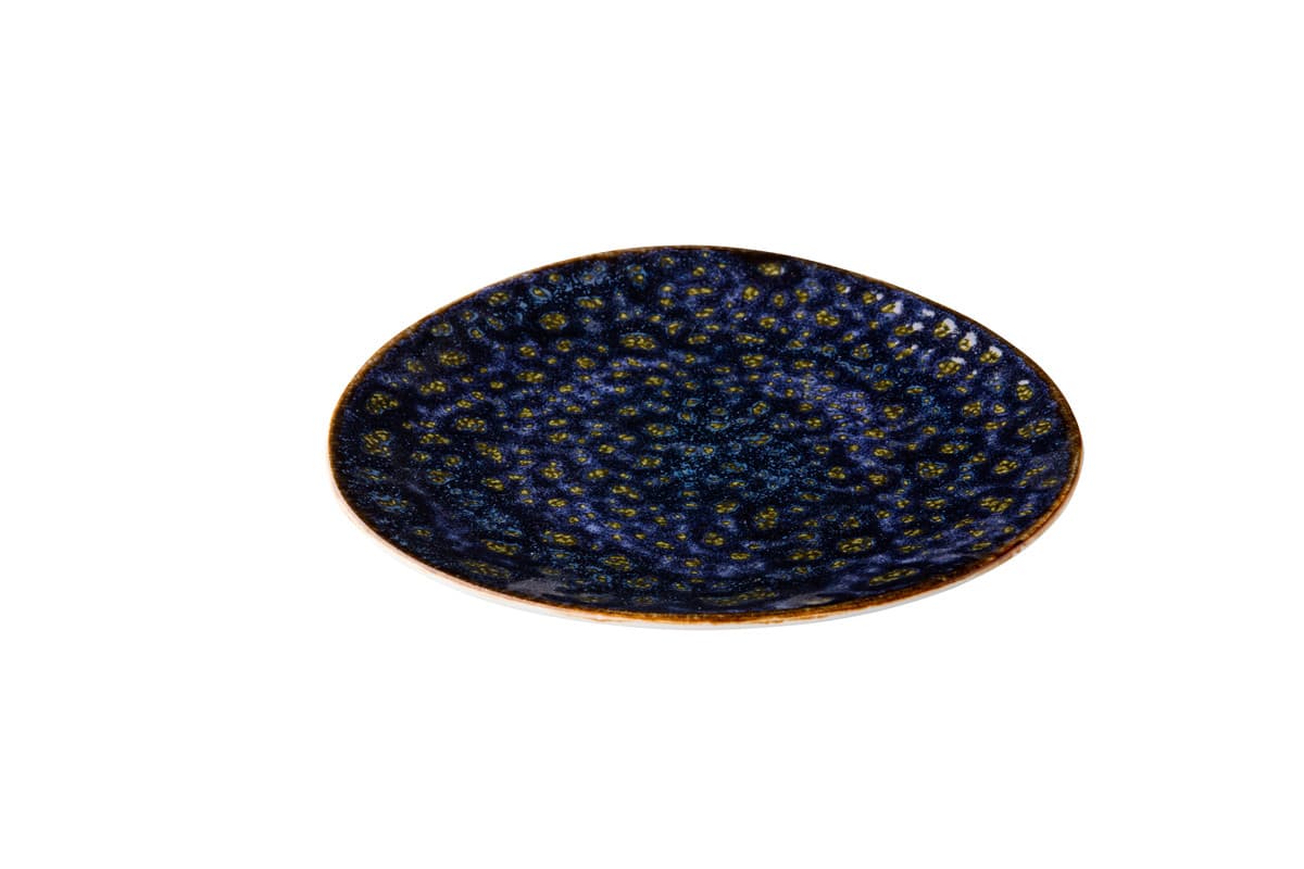 Jersey háromszög tányér, kék, 27 cm