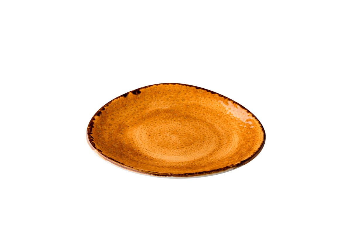 Jersey háromszög tányér, narancs, 17 cm