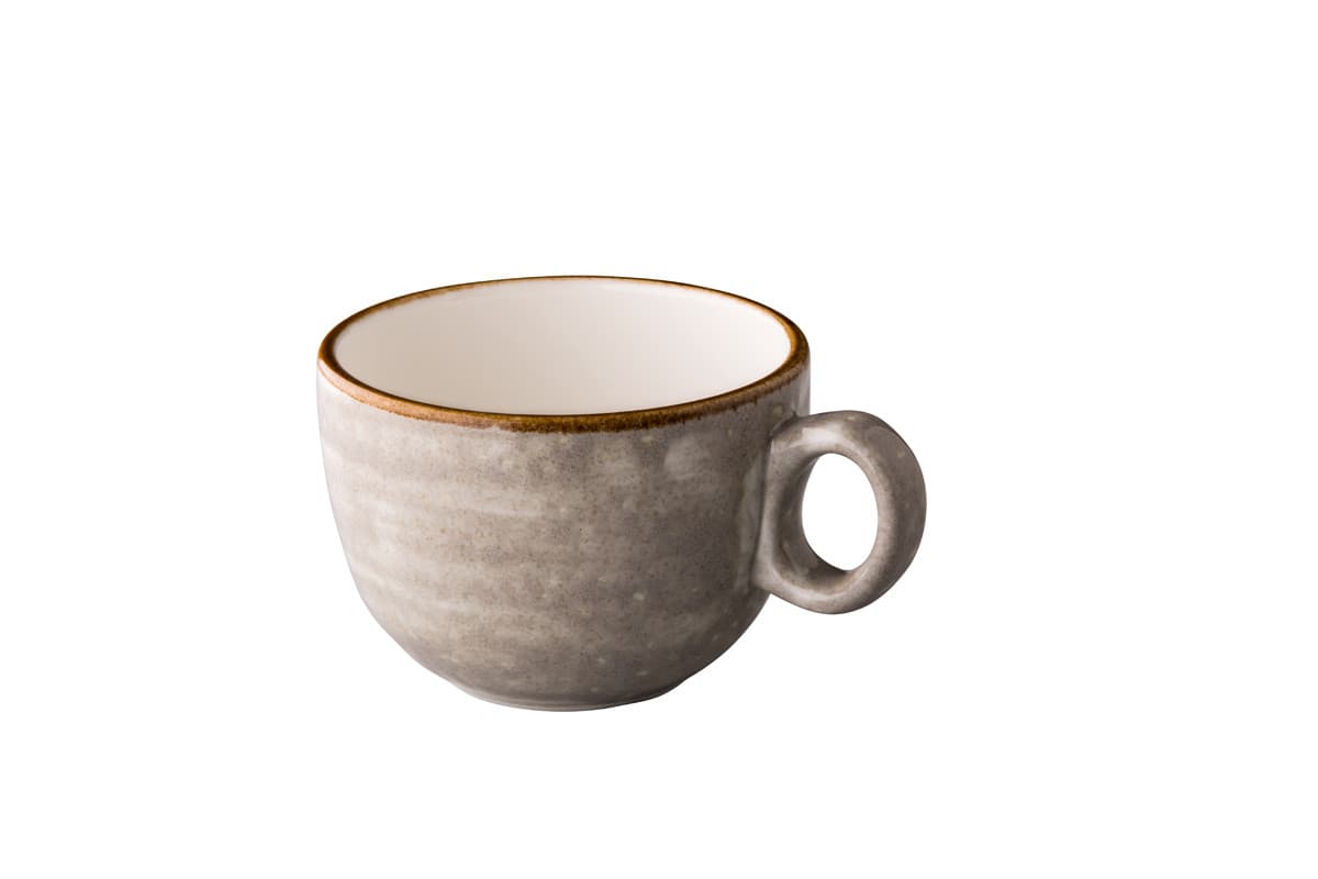 Jersey rakásolható latte coffe csésze, szürke, Ø 10 cm, 350 ml