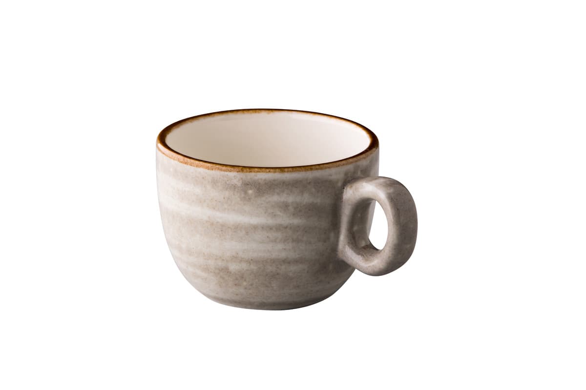 Jersey rakásolható coffe csésze, szürke, Ø 7,5 cm, 160 ml