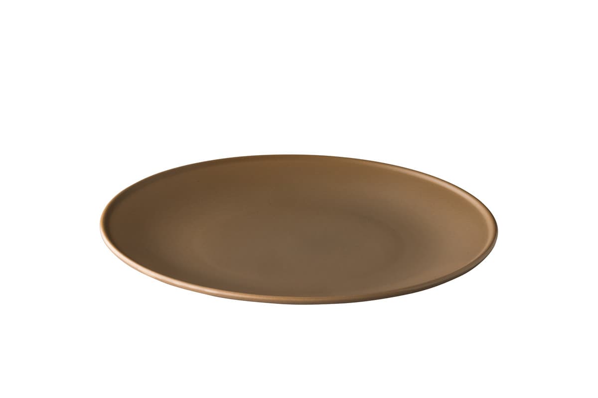 Hygge tányér, barna, 28 cm