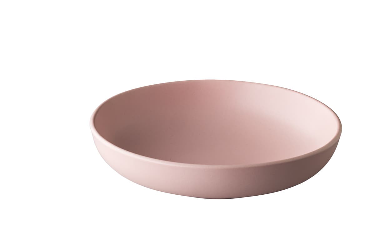Hygge mélytányér, rózsaszín, 22,9 cm