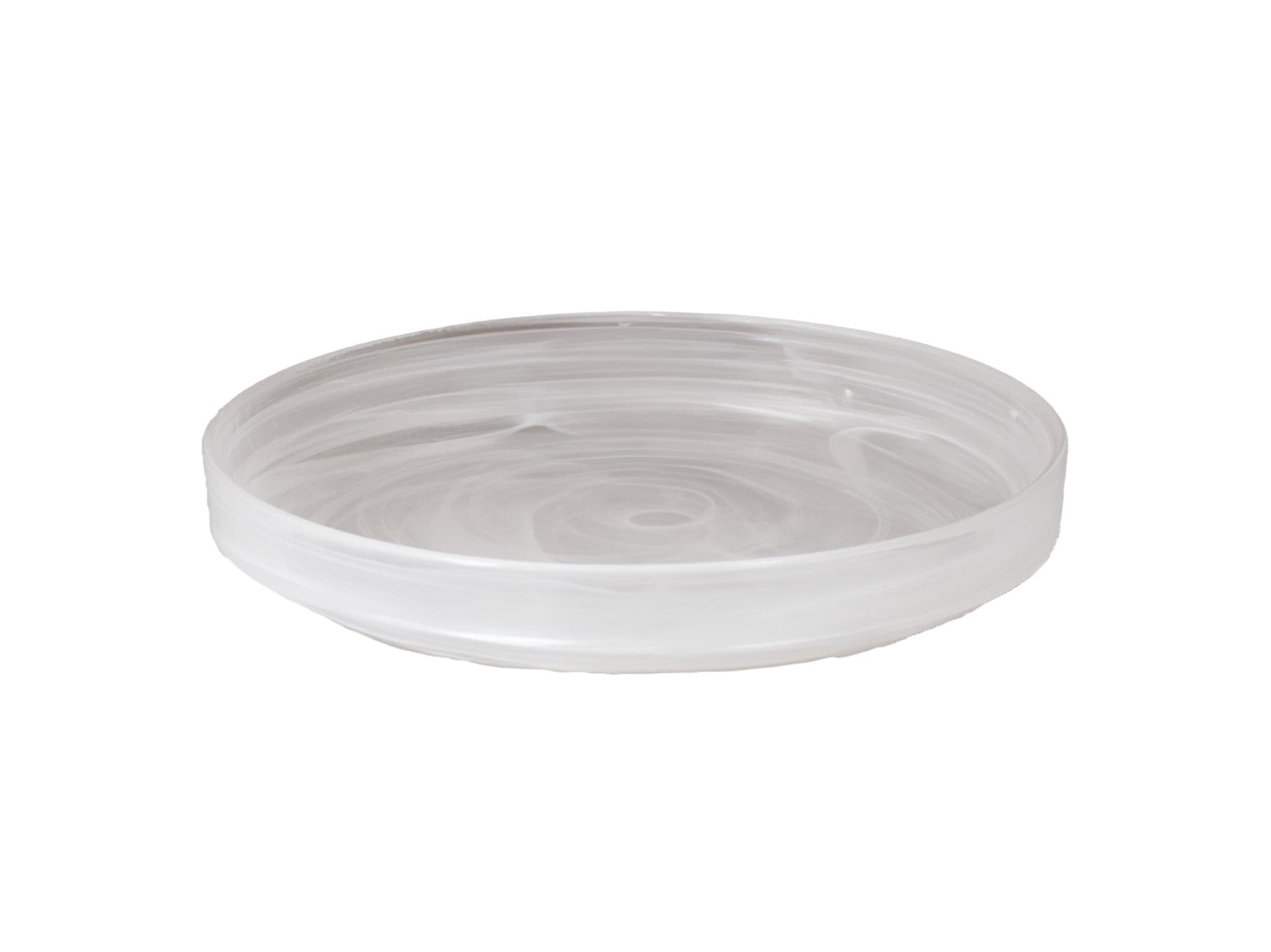 Swirl rakásolható tányér magasított peremmel, fehér, 20,5 cm