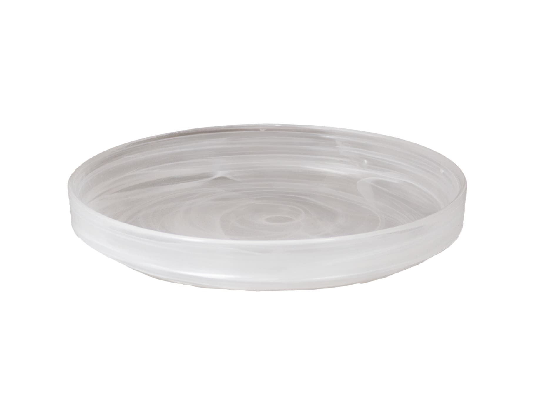 Swirl rakásolható tányér magasított peremmel, fehér, 25,4 cm