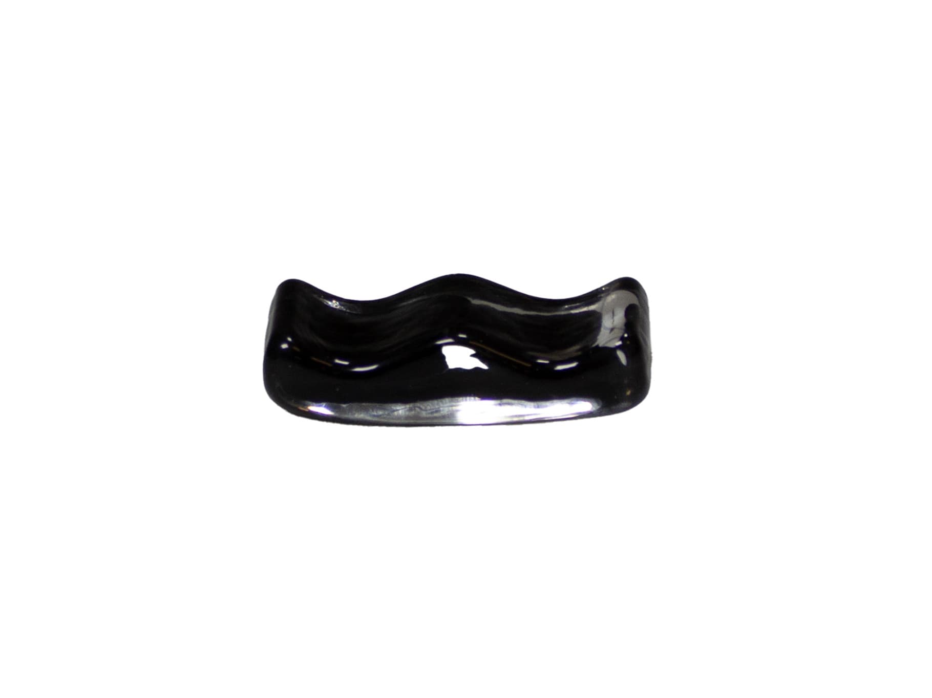 Swirl evőeszköztartó pohár, fekete, 6 x 2,5 x 1,5 cm