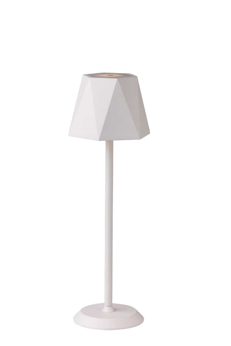 Madrid asztali lámpa, fehér, Ø 12,5 cm