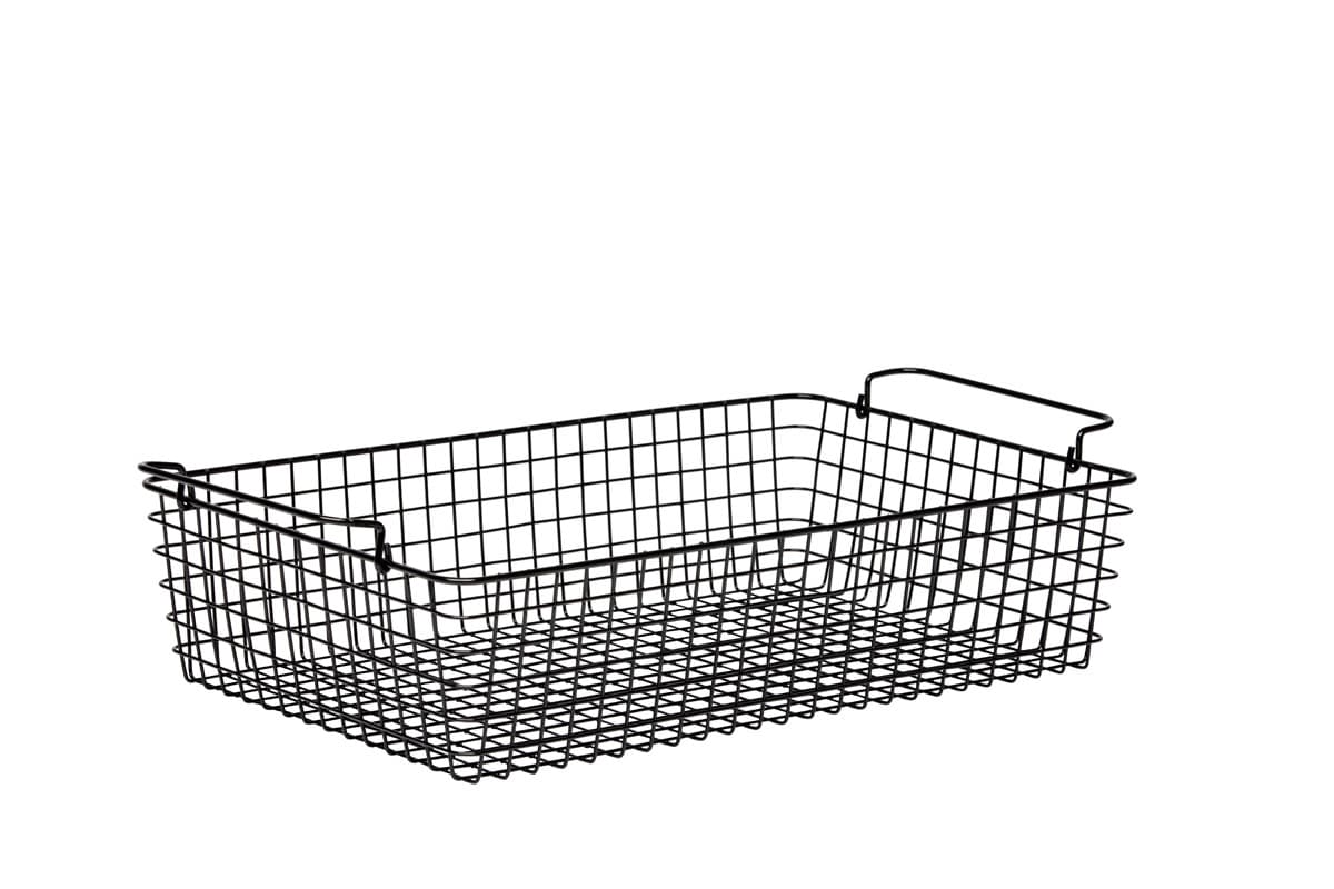 Drót bemutató kosár GN1/1, fekete
