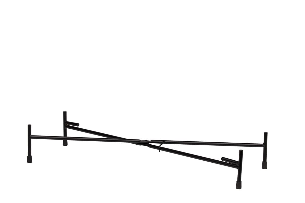 Tálca állvány st., fekete, 63 x 21,5 x 10 cm